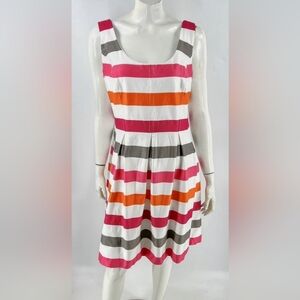 Nine West Striped Fit And Flare Size 16 Dress / Firm Price